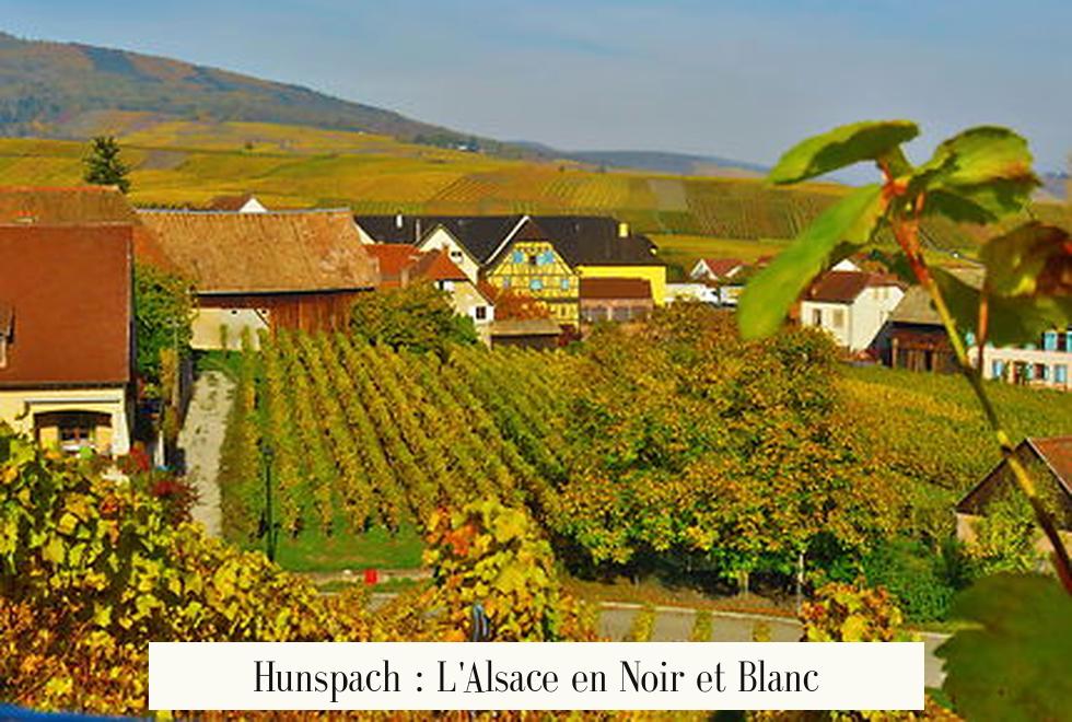 Hunspach : L'Alsace en Noir et Blanc