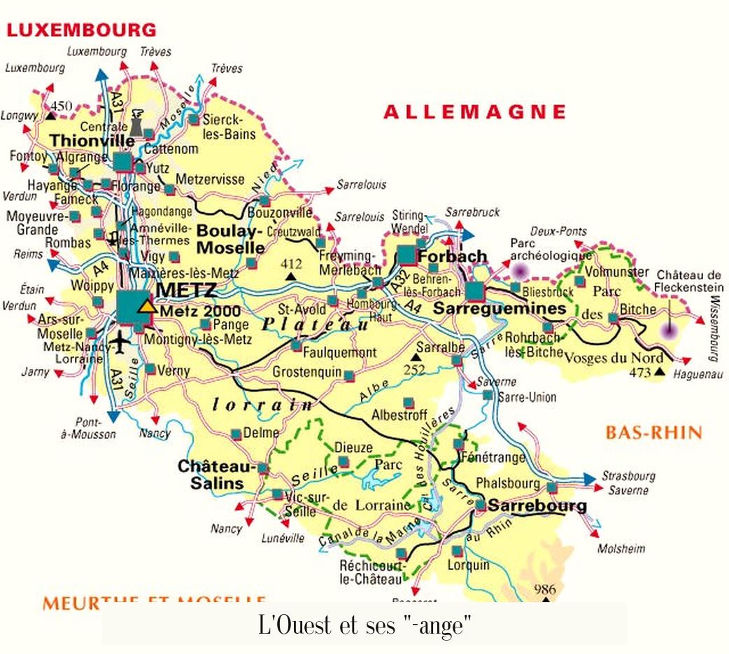 L'Ouest et ses "-ange"