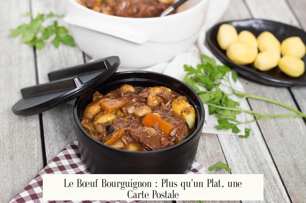 Le Bœuf Bourguignon : Plus qu'un Plat, une Carte Postale