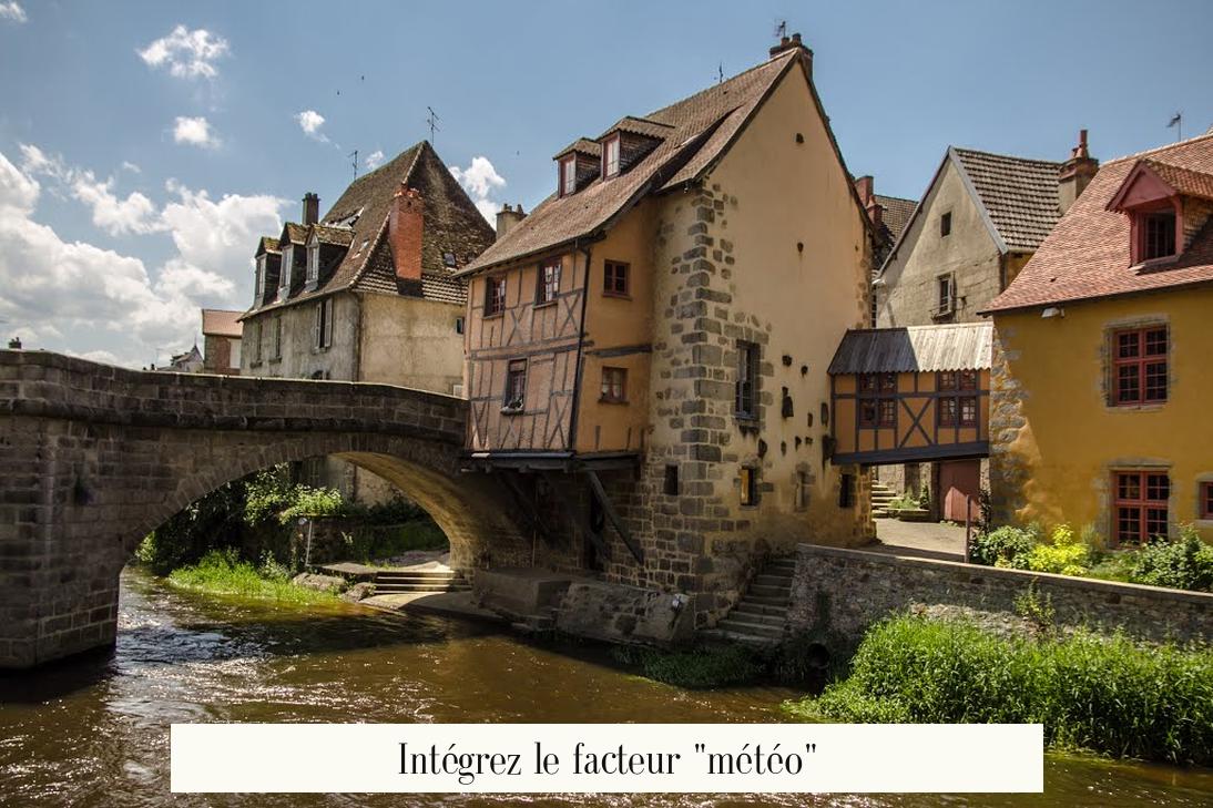 Intégrez le facteur "météo"