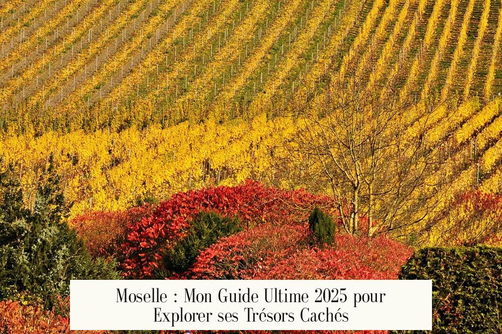 Moselle : Mon Guide Ultime 2025 pour Explorer ses Trésors Cachés