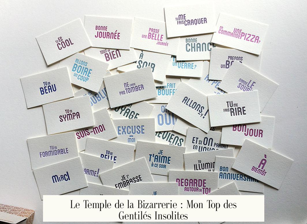Le Temple de la Bizarrerie : Mon Top des Gentilés Insolites