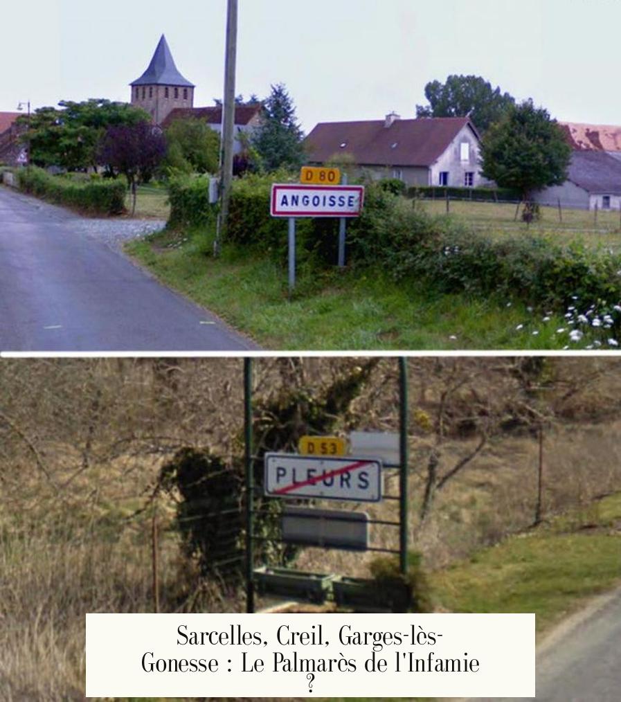 Sarcelles, Creil, Garges-lès-Gonesse : Le Palmarès de l'Infamie ?