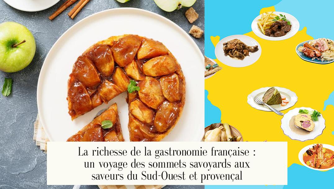 La richesse de la gastronomie française : un voyage des sommets savoyards aux saveurs du Sud-Ouest et provençal