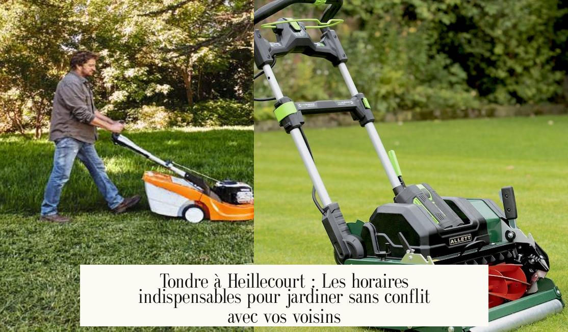 Tondre à Heillecourt : Les horaires indispensables pour jardiner sans conflit avec vos voisins